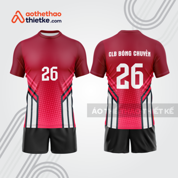 Mẫu thiết kế quần áo đồng phục thi đấu bóng chuyền bc1188