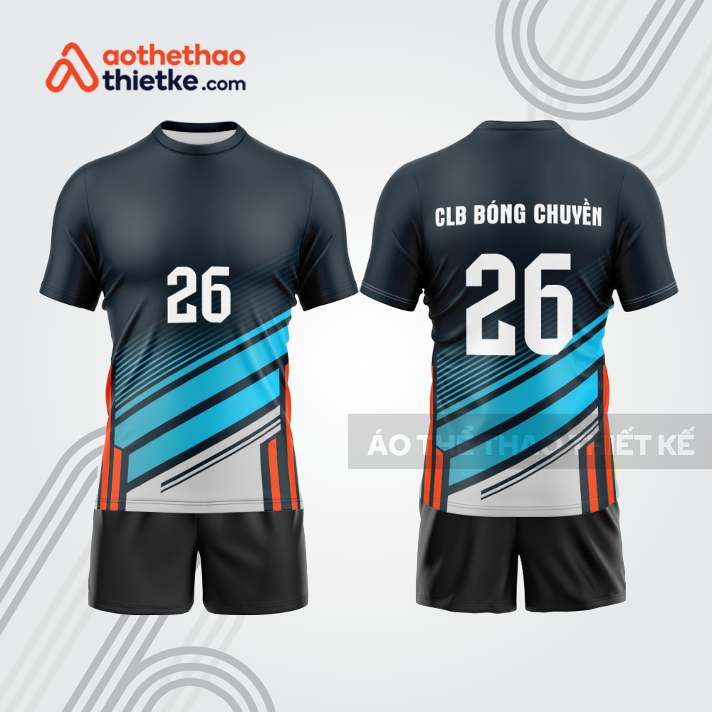 Mẫu thiết kế quần áo đồng phục thi đấu bóng chuyền bc1190