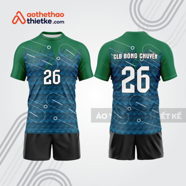 Mẫu thiết kế quần áo đồng phục thi đấu bóng chuyền bc1194