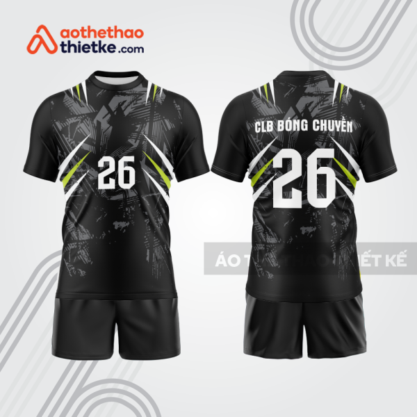 Mẫu thiết kế quần áo đồng phục thi đấu bóng chuyền bc1198