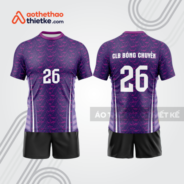 Mẫu thiết kế quần áo đồng phục thi đấu bóng chuyền bc1199