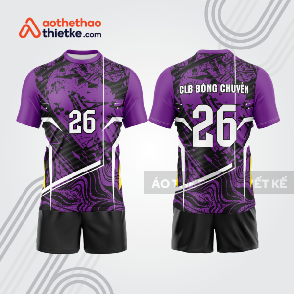 Mẫu thiết kế quần áo đồng phục thi đấu bóng chuyền bc1201