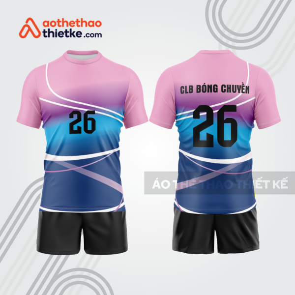 Mẫu thiết kế quần áo đồng phục thi đấu bóng chuyền bc1205