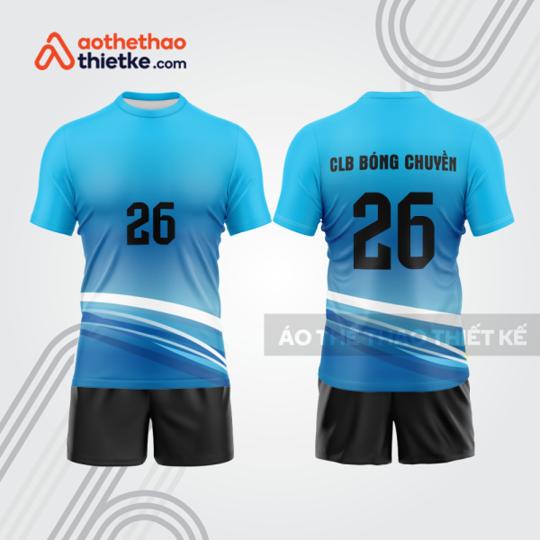 Mẫu thiết kế quần áo đồng phục thi đấu bóng chuyền bc1206