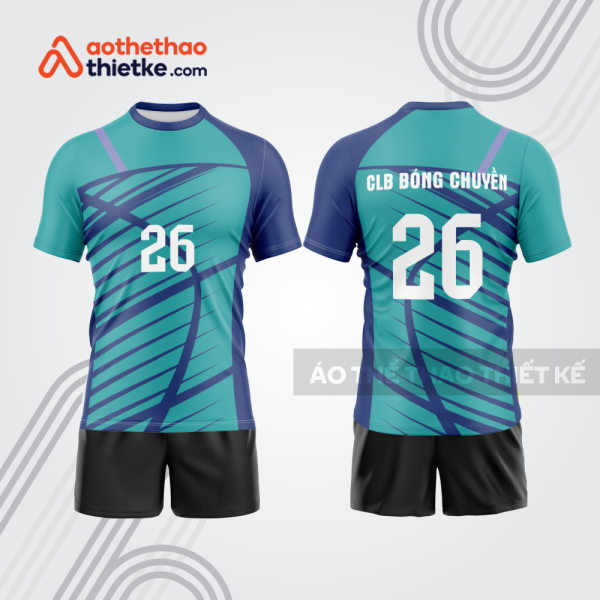 Mẫu thiết kế quần áo đồng phục thi đấu bóng chuyền bc1208