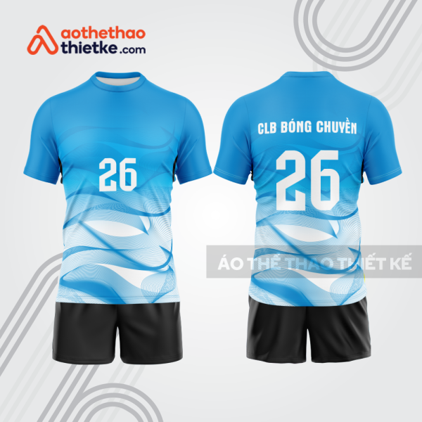 Mẫu thiết kế quần áo đồng phục thi đấu bóng chuyền bc1211