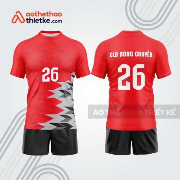 Mẫu thiết kế quần áo đồng phục thi đấu bóng chuyền bc1217