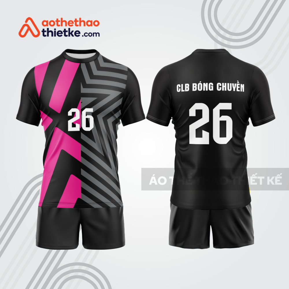 Mẫu thiết kế quần áo đồng phục thi đấu bóng chuyền bc1218