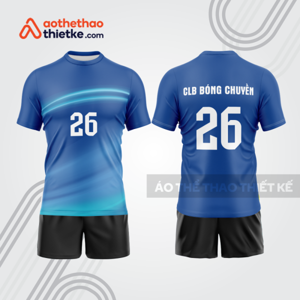 Mẫu thiết kế quần áo đồng phục thi đấu bóng chuyền bc1220