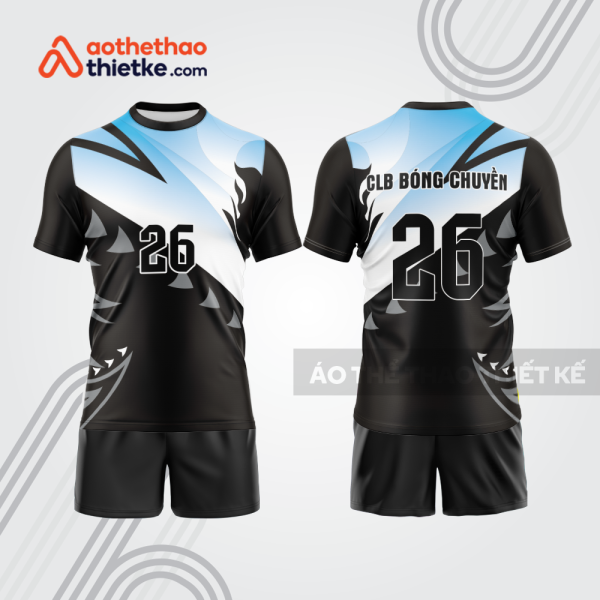 Mẫu thiết kế quần áo đồng phục thi đấu bóng chuyền bc1221