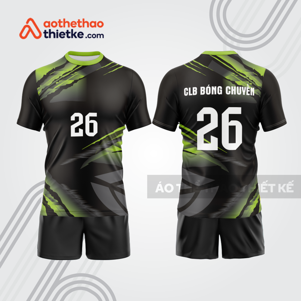 Mẫu thiết kế quần áo đồng phục thi đấu bóng chuyền bc1222