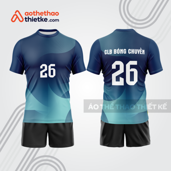 Mẫu thiết kế quần áo đồng phục thi đấu bóng chuyền bc1225