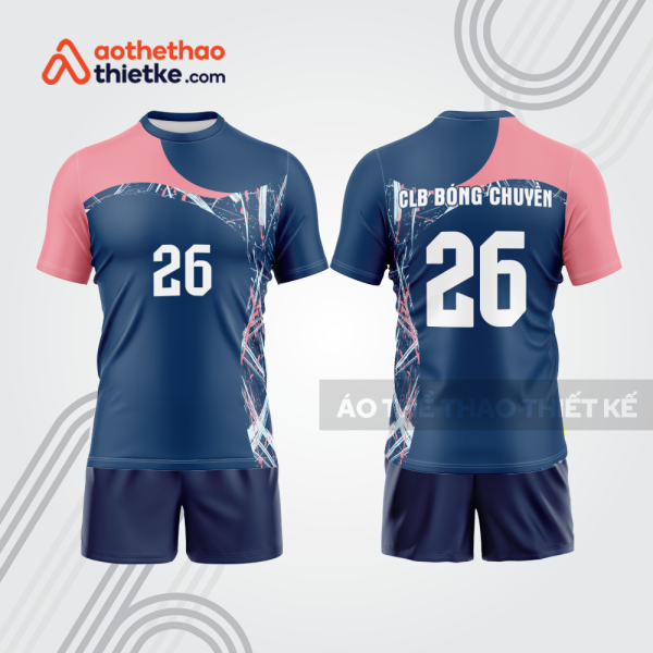 Mẫu thiết kế quần áo đồng phục thi đấu bóng chuyền bc1227