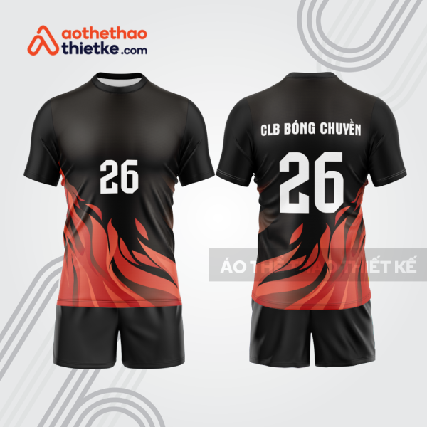 Mẫu thiết kế quần áo đồng phục thi đấu bóng chuyền bc1228