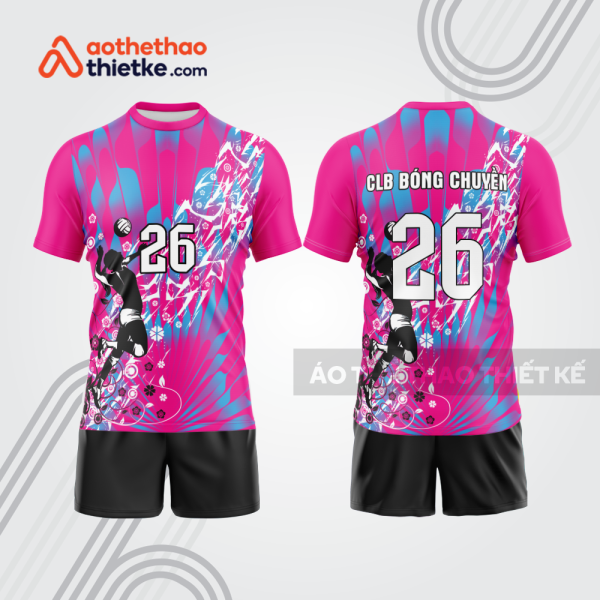 Mẫu thiết kế quần áo đồng phục thi đấu bóng chuyền bc1229