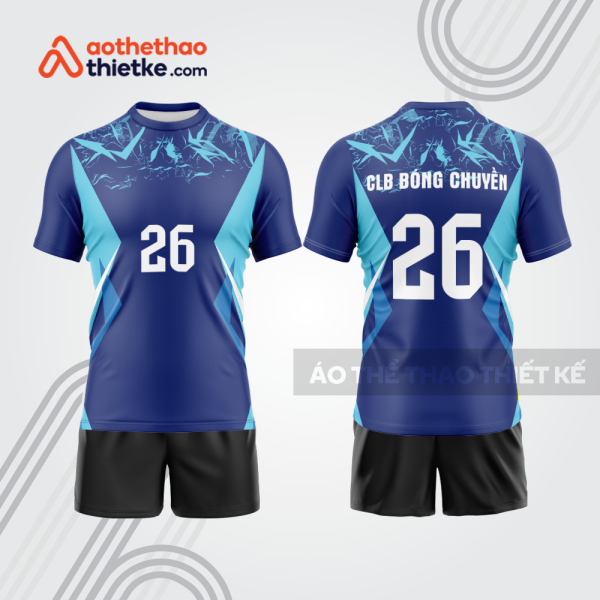 Mẫu thiết kế quần áo đồng phục thi đấu bóng chuyền bc1230