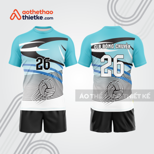 Mẫu thiết kế quần áo đồng phục thi đấu bóng chuyền bc1231
