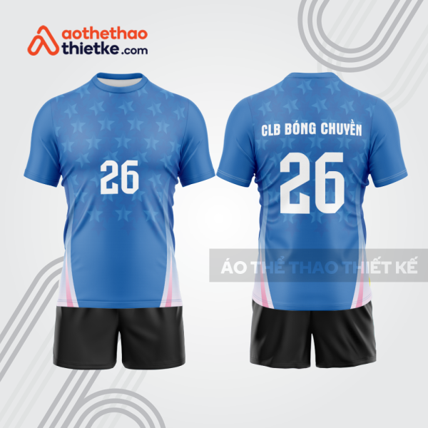 Mẫu thiết kế quần áo đồng phục thi đấu bóng chuyền bc1233