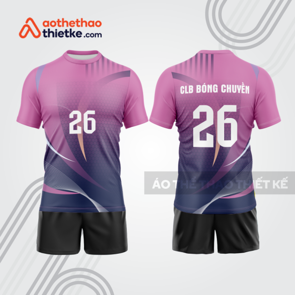 Mẫu thiết kế quần áo đồng phục thi đấu bóng chuyền bc1236