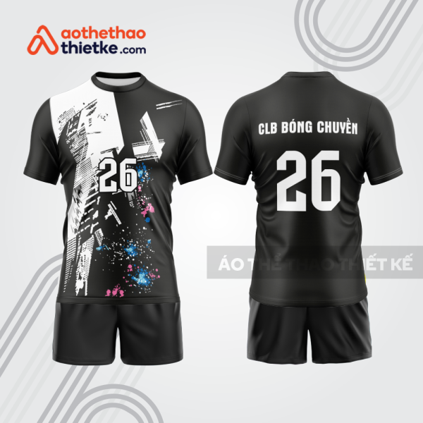 Mẫu thiết kế quần áo đồng phục thi đấu bóng chuyền bc1237