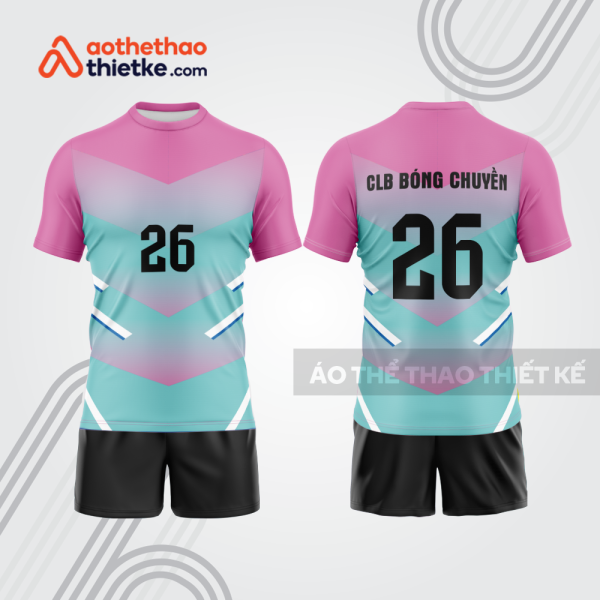 Mẫu thiết kế quần áo đồng phục thi đấu bóng chuyền bc1241