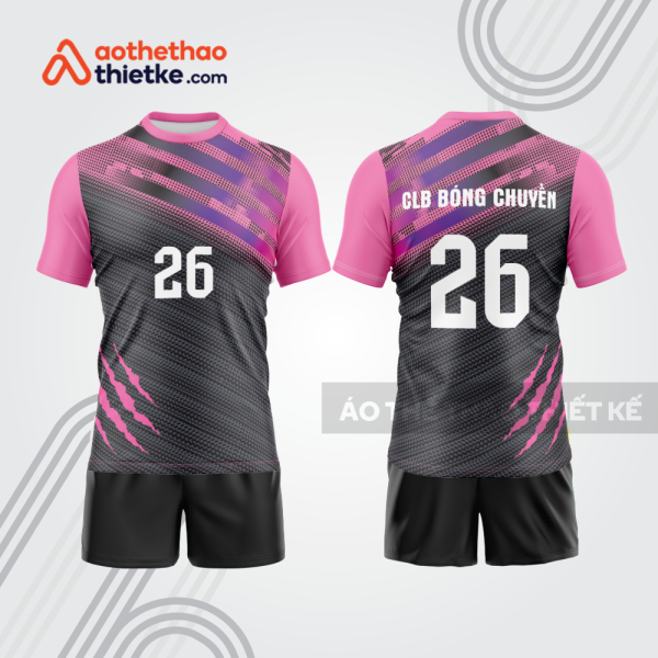 Mẫu thiết kế quần áo đồng phục thi đấu bóng chuyền bc1242