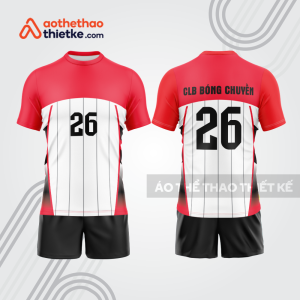 Mẫu thiết kế quần áo đồng phục thi đấu bóng chuyền bc1248