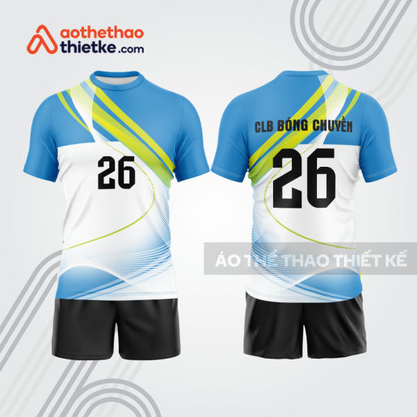 Mẫu thiết kế quần áo đồng phục thi đấu bóng chuyền bc1251