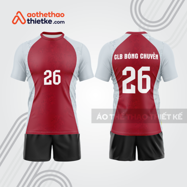 Mẫu thiết kế quần áo đồng phục thi đấu bóng chuyền bc1253