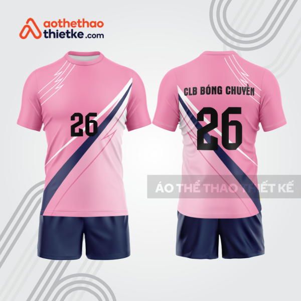 Mẫu thiết kế quần áo đồng phục thi đấu bóng chuyền bc1254