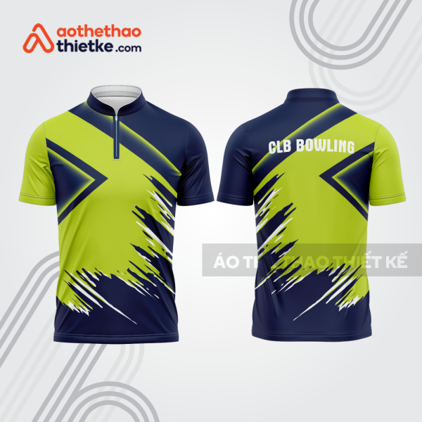 Mẫu thiết kế áo khóa kéo đồng phục CLB bowling bl109