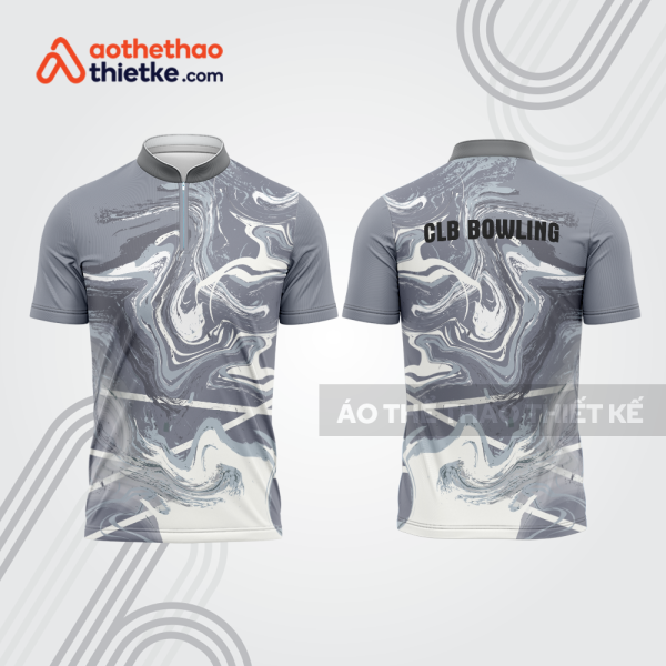 Mẫu thiết kế áo khóa kéo đồng phục CLB bowling bl111
