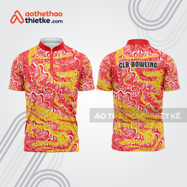 Mẫu thiết kế áo khóa kéo đồng phục CLB bowling bl112