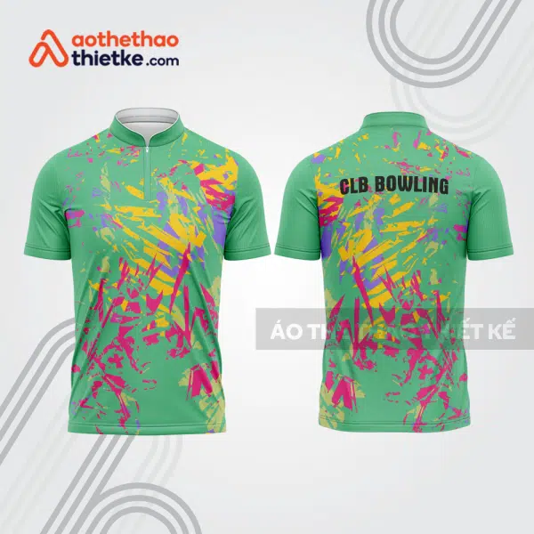 Mẫu thiết kế áo khóa kéo đồng phục CLB bowling bl113