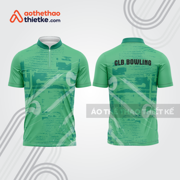 Mẫu thiết kế áo khóa kéo đồng phục CLB bowling bl114