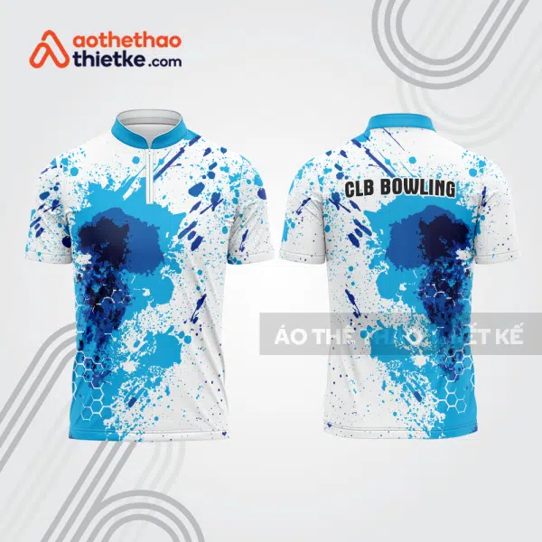 Mẫu thiết kế áo khóa kéo đồng phục CLB bowling bl121