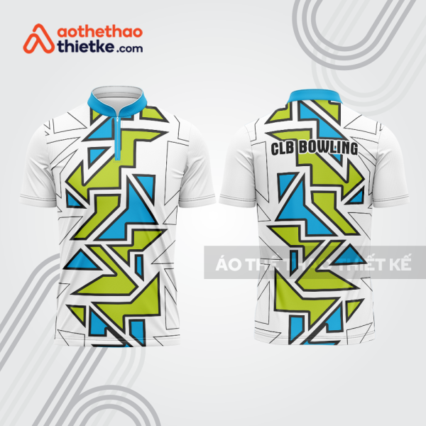 Mẫu thiết kế áo khóa kéo đồng phục CLB bowling bl123