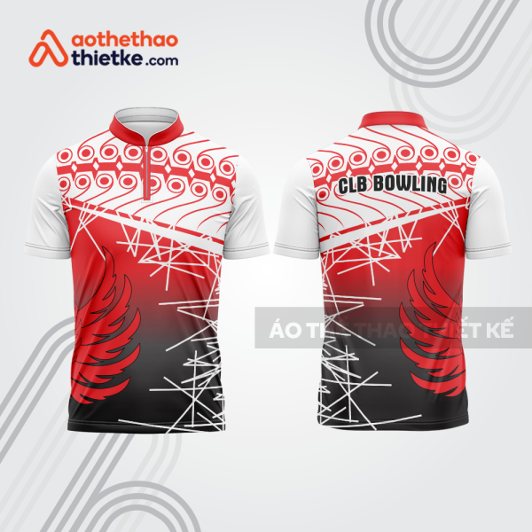Mẫu thiết kế áo khóa kéo đồng phục CLB bowling bl124