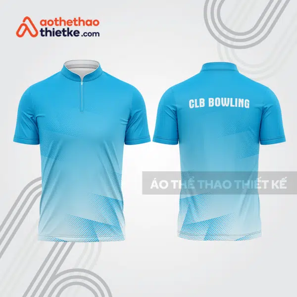 Mẫu thiết kế áo khóa kéo đồng phục CLB bowling bl125