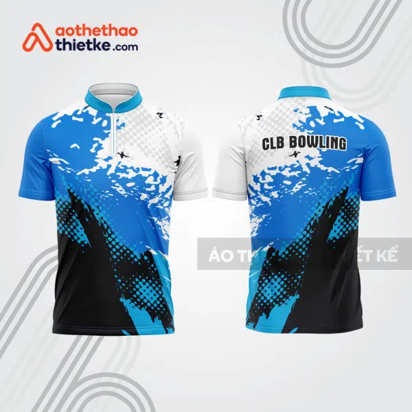 Mẫu thiết kế áo khóa kéo đồng phục CLB bowling bl127