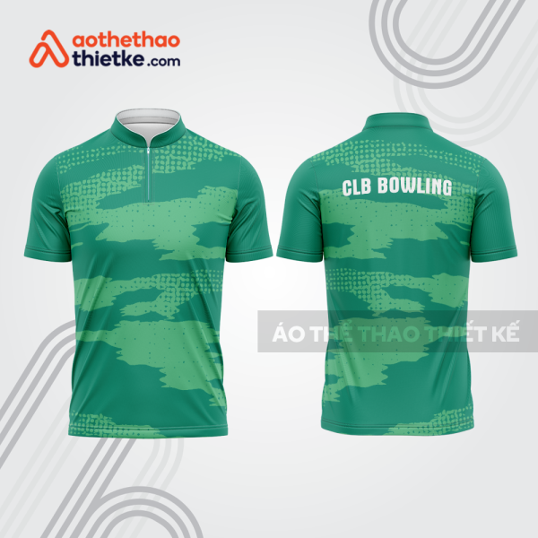 Mẫu thiết kế áo khóa kéo đồng phục CLB bowling bl129