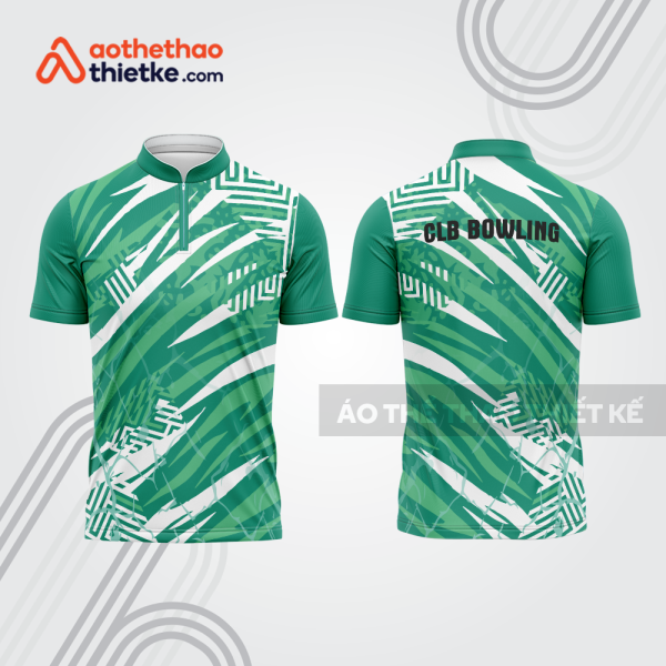 Mẫu thiết kế áo khóa kéo đồng phục CLB bowling bl131