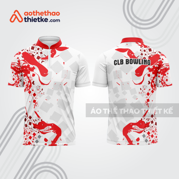 Mẫu thiết kế áo khóa kéo đồng phục CLB bowling bl132