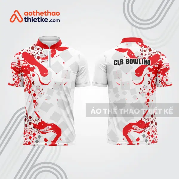 Mẫu thiết kế áo khóa kéo đồng phục CLB bowling bl132