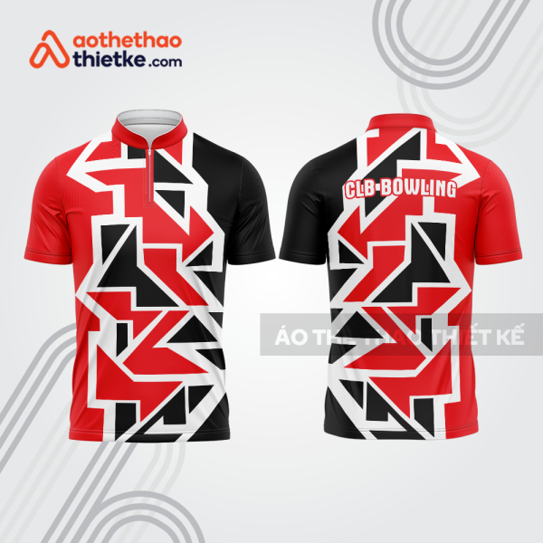 Mẫu thiết kế áo khóa kéo đồng phục CLB bowling bl137
