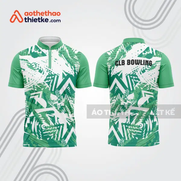 Mẫu thiết kế áo khóa kéo đồng phục CLB bowling bl139