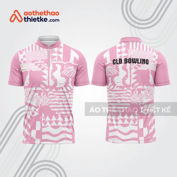 Mẫu thiết kế áo khóa kéo đồng phục CLB bowling bl140