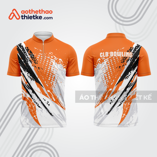 Mẫu thiết kế áo khóa kéo đồng phục CLB bowling bl143