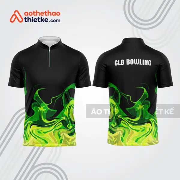 Mẫu thiết kế áo khóa kéo đồng phục CLB bowling bl144
