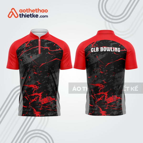 Mẫu thiết kế áo khóa kéo đồng phục CLB bowling bl147